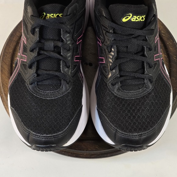 ASICS Women's Black and Pink Athletic Shoes - Picture 3 of 10